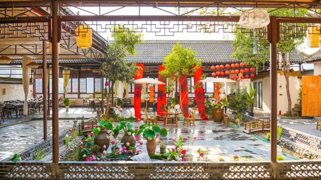 “凤栖若木”的中式小院(图片来源:盐边融媒)