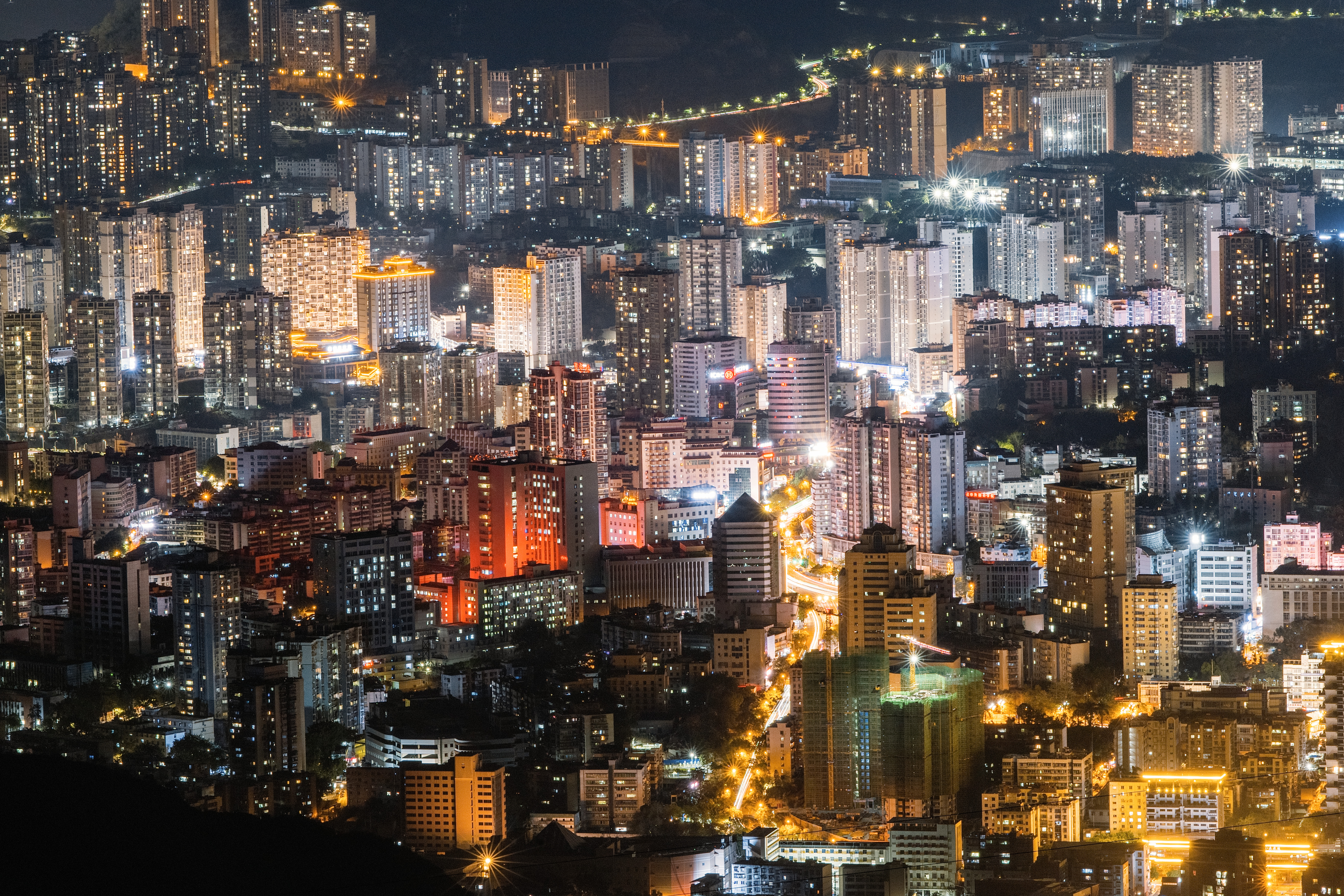 2026年5月14日,攀枝花东区城市夜景,徐金霞摄 7